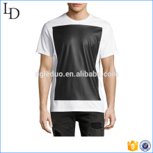 Modisches T-Shirt Kurzhülse des Pulloverart kundenspezifisches Logo für Männer
